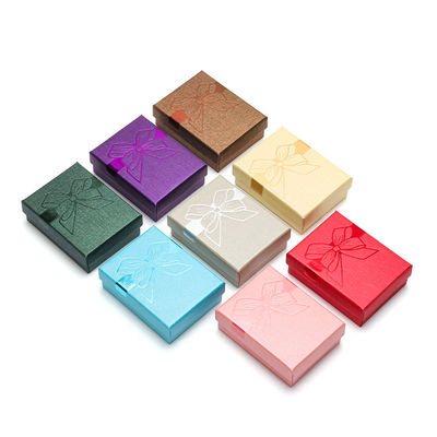 Taille personnalisée Logo Hanhong Carton Papier cadeau Joaillerie Boîte tiroir Présentation
