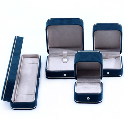 acheter Boîtes à bijoux en matière de velours pour Hanhong 2023 Logo personnalisé Bracelet bleu Bracelet Box online manufacture