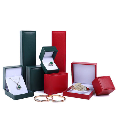 Boîte de bijoux de couleur Hanhong en velours de papier personnalisé pour bracelet de collier et boucles d'oreilles