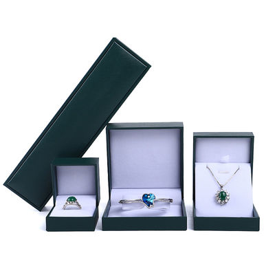 Boîte de bijoux de couleur Hanhong en velours de papier personnalisé pour bracelet de collier et boucles d'oreilles