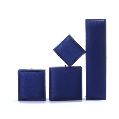 acheter Hanhong Coffret de bijoux en cuir bleu personnalisé pour le collier d'anneau Bracelet mariage Contactez-nous online manufacture