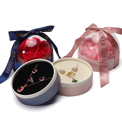 acheter OEM Logo Ronde économiser Rose Fleur Joaillerie Boîte Pour le mariage cadeau d'anniversaire demoiselle d'honneur online manufacture