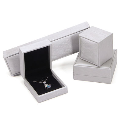 Boîte à bijoux Hanhong 2022 Ensemble d'emballage Boîte à bijoux en cuir PU avec logo Boîte à bague imprimée sur mesure