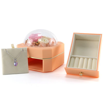 acheter Boîte à fleurs, bijoux, collier, bague, bijoux avec des roses, surprise pour la Saint-Valentin. online manufacture