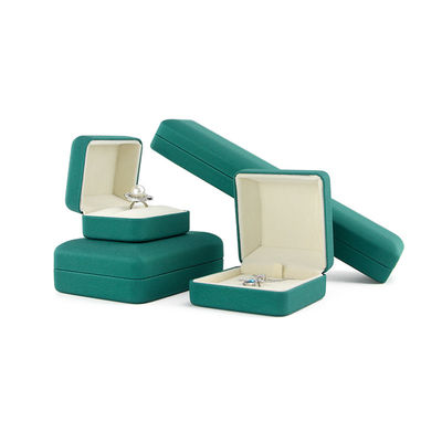 Package de bijoux Boîte à anneaux de collier en fer pour taille personnalisée Grade Hanhong Emerald
