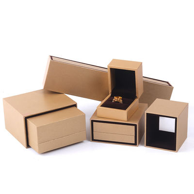 Taille personnalisée Boîte à bijoux en carton, Boîte à bijoux en papier