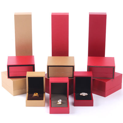 acheter Boîte d'emballage de bijoux en papier à logo personnalisé pour collier de bracelet Stockage 5.5*4.5*3.5 online manufacture