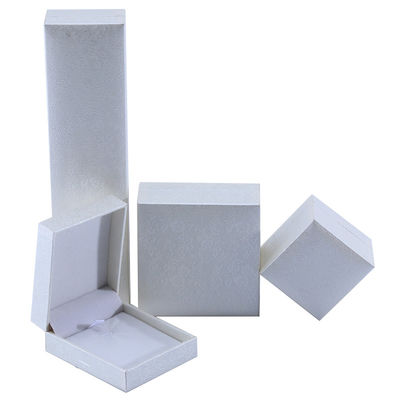 OEM Carton rectangulaire Box de bijoux en papier Boîte d'emballage pour boucles d'oreilles Collier Ring