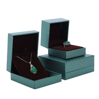 acheter Boîte à bijoux en papier vert, bracelet pendentif, collier, bague, bijoux online manufacture