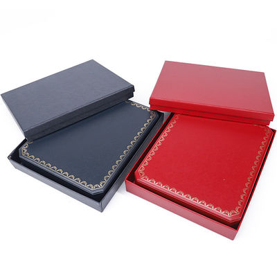 Emballage de boîte à bijoux en carton de marque, boîte à bijoux en papier faite à la main pour collier