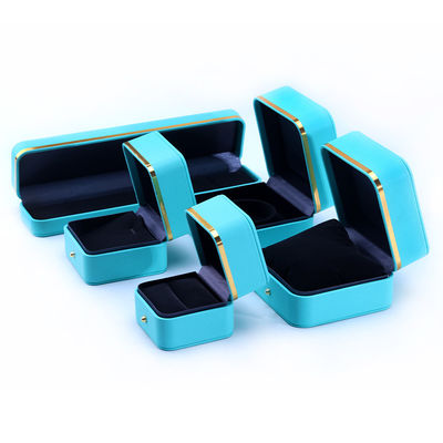 acheter Boîte d'emballage de bijoux en cuir en PU de qualité rectangulaire pour bracelet, collier, montre et bague online manufacture