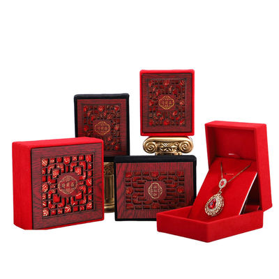 Boîte à bijoux en bois pour bagues, bracelets, colliers