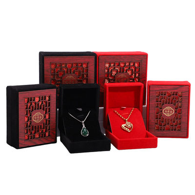 Boîte à bijoux en bois pour bagues, bracelets, colliers