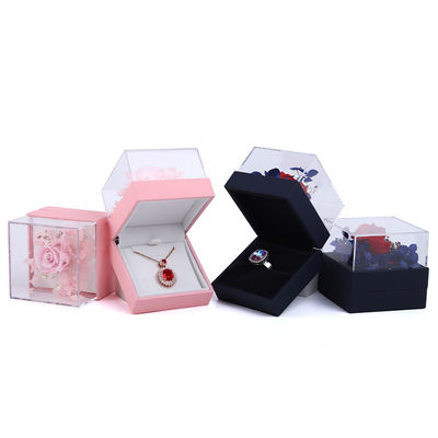 La boîte de collier de rose de luxe pour une présentation captivante