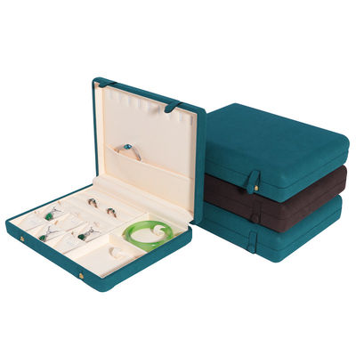 acheter Boîte à bijoux en cuir pour le stockage élégant et sécurisé de la bague de bracelet de collier online manufacture