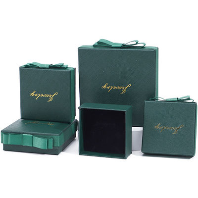 acheter Collier vert Boucles d'oreilles anneau papier bijoux boîte cadeau Taille sur mesure Forme rectangulaire online manufacture