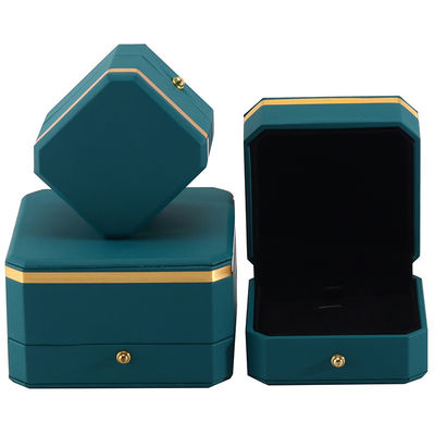 acheter Boîte de luxe en faux cuir octogonal vert foncé online manufacture
