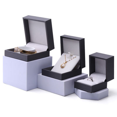 acheter Finition à la brosse au toucher doux en cuir en PU Packaging Jewelry Box Set Luxury Organizer online manufacture