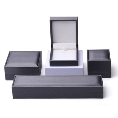 Finition à la brosse au toucher doux en cuir en PU Packaging Jewelry Box Set Luxury Organizer