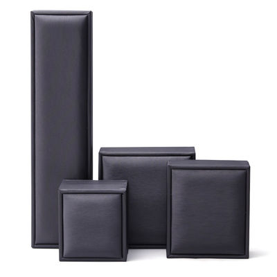 Finition à la brosse au toucher doux en cuir en PU Packaging Jewelry Box Set Luxury Organizer
