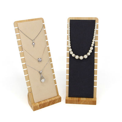 acheter Affichage portable de bijoux en bois à fente pour montre de pendentif online manufacture