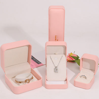 acheter Touche douce Pink faux cuir bijoux rangement organisateur de luxe ensemble d'emballage online manufacture