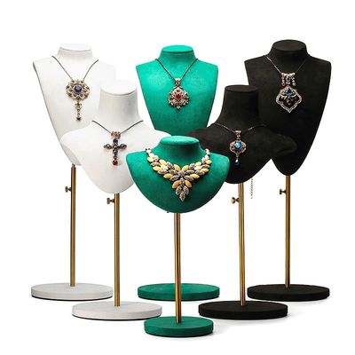 acheter Portable Détachable Joaillerie en velours doux Organisateur mannequin Buste d'affichage de luxe online manufacture