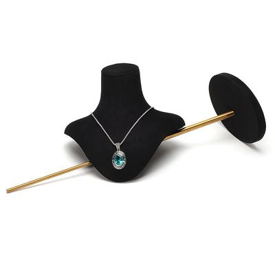 Portable Détachable Joaillerie en velours doux Organisateur mannequin Buste d'affichage de luxe