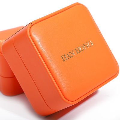 Emballage à chaud en faux en cuir lisse en joaillerie