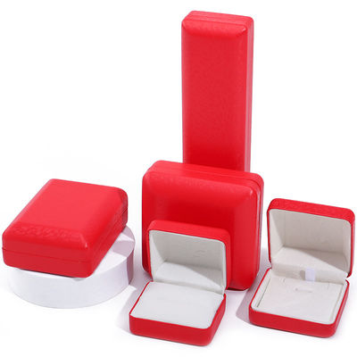 acheter Boîte à bijoux de luxe en cuir en PU avec revêtement en velours de grains de neige online manufacture