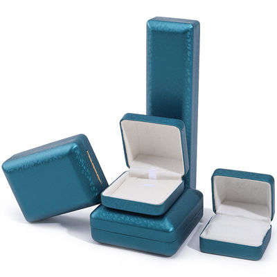 Boîte à bijoux en cuir en PU, ensemble de bijoux de luxe Boîte cadeau OEM