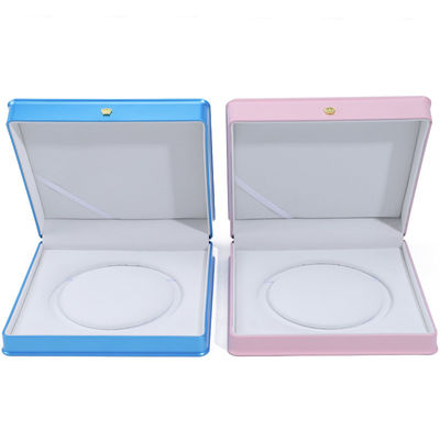 Touche douce couleur macaron collier en plastique perle boîte de rangement emballage de bijoux