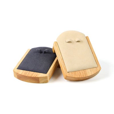 OEM Discrète Boucles d'oreilles en bois Display Holder bijoux Pendentif Exposition accessoires