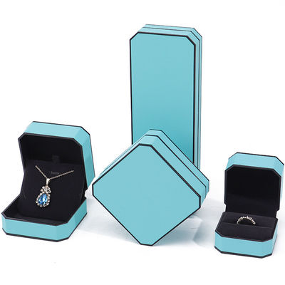 acheter Boîte à bijoux en faux cuir octagonal avec bordure noire online manufacture