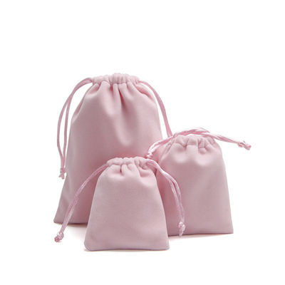 Anti rayures Sac à bijoux de velours à corde de tir Pour les bijoux