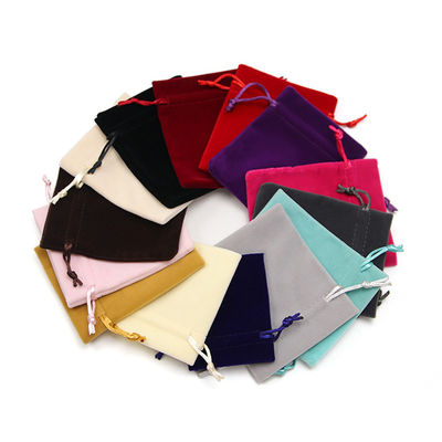 Anti rayures Sac à bijoux de velours à corde de tir Pour les bijoux