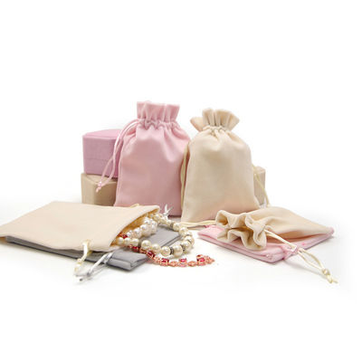 Anti rayures Sac à bijoux de velours à corde de tir Pour les bijoux