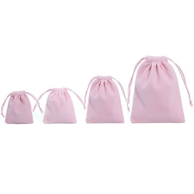 Anti rayures Sac à bijoux de velours à corde de tir Pour les bijoux