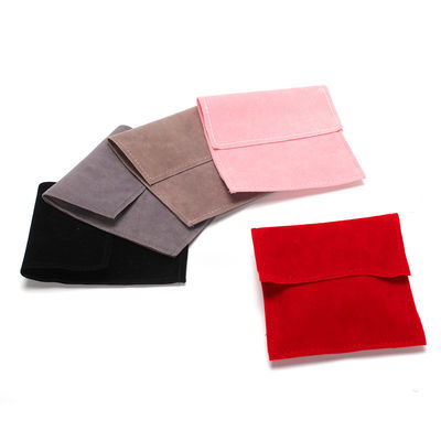 OEM Discrète Supply Poches de bijoux de velours légers pour les boucles d'oreilles Studs fille