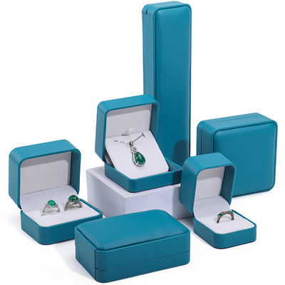 acheter Paon vert attractif faux cuir bijoux emballage boîte ensemble de luxe online manufacture