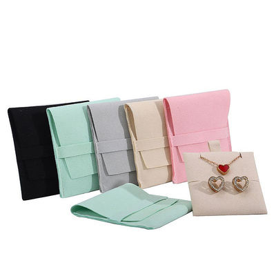 acheter Sac de rangement de bijoux en microfibre à contact doux avec séparateur amovible pour boucles d'oreilles online manufacture
