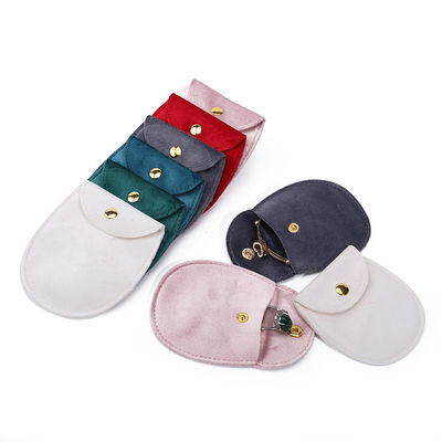 Sac à bijoux en velours doux en forme d'oeuf