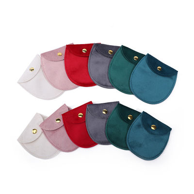 Sac à bijoux en velours doux en forme d'oeuf