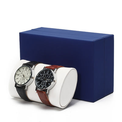Boîte à montres en papier dur à deux fonctions, boîtier d'emballage de luxe anti-poussière