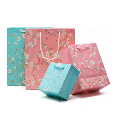 Sac en papier en carton robuste avec poignée pour cadeau d'anniversaire de fille
