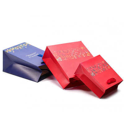 Espace spacieux Sac en papier carton dur pour les bijoux Boîte d'emballage cadeau