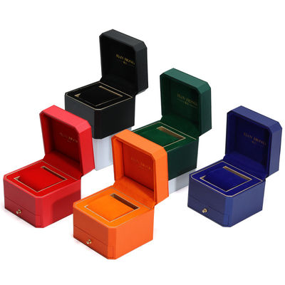 Logo personnalisé Carton de montres en papier dur Emballage Organisateur de rangement de luxe avec tiroir