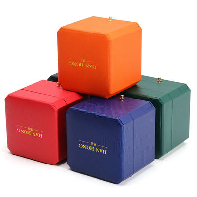 Logo personnalisé Carton de montres en papier dur Emballage Organisateur de rangement de luxe avec tiroir