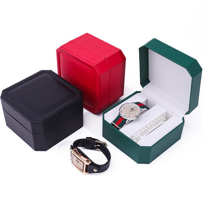 acheter Casse de garde de montre en cuir octogonale Compartiments multiples pour emballage cadeau online manufacture
