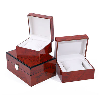 acheter Exquise boîte de garde de montres de luxe en bois brillant personnalisable online manufacture